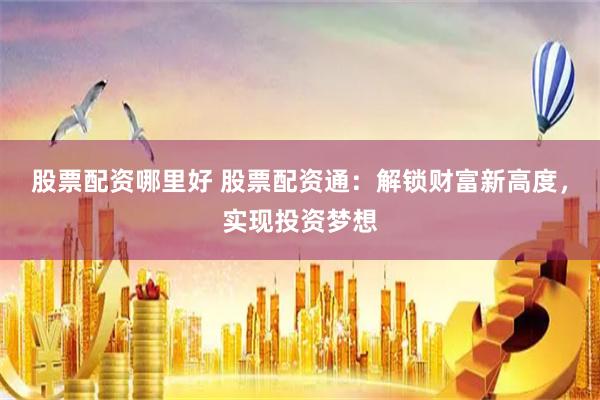 股票配资哪里好 股票配资通：解锁财富新高度，实现投资梦想
