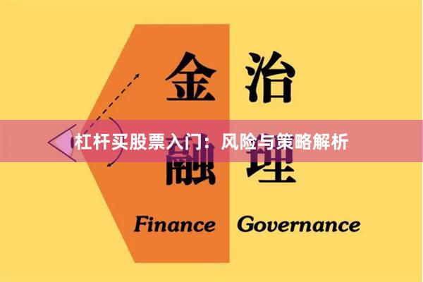 杠杆买股票入门：风险与策略解析